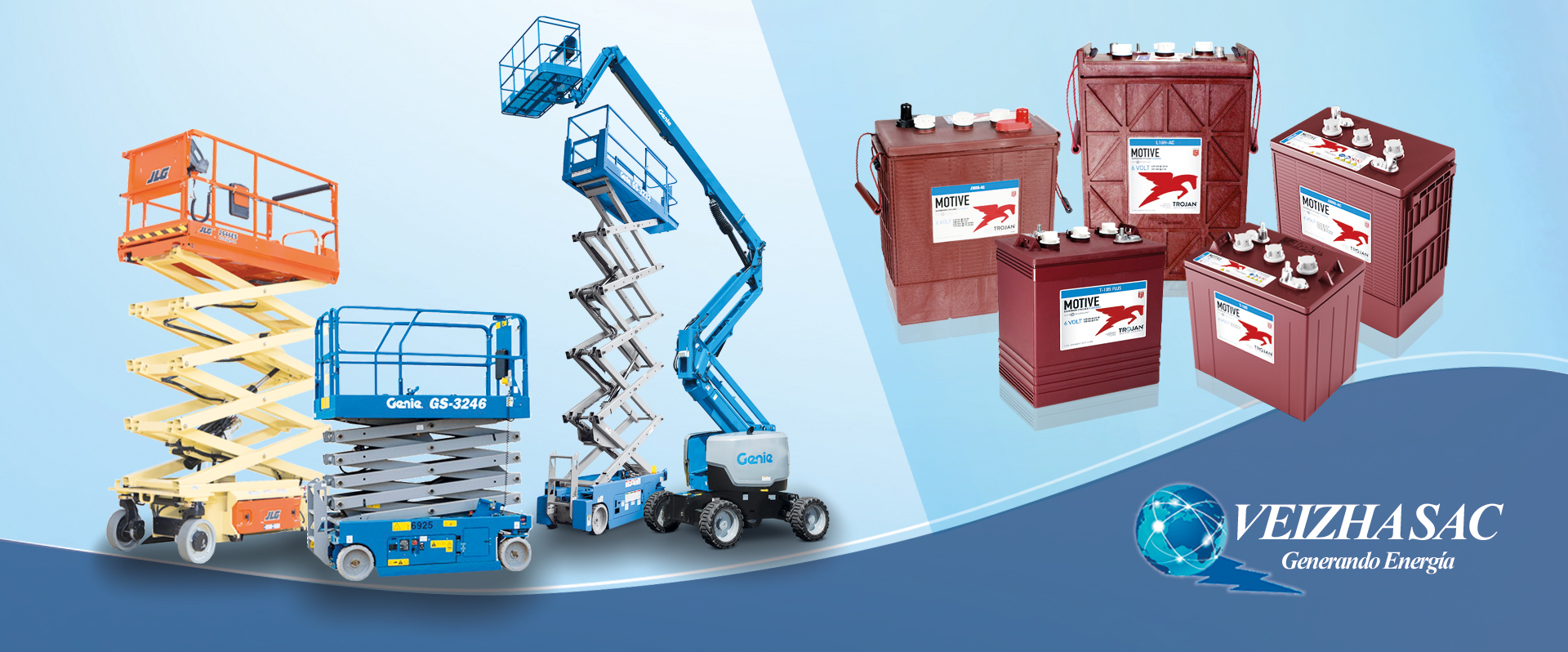 Baterías para plataformas elevadoras